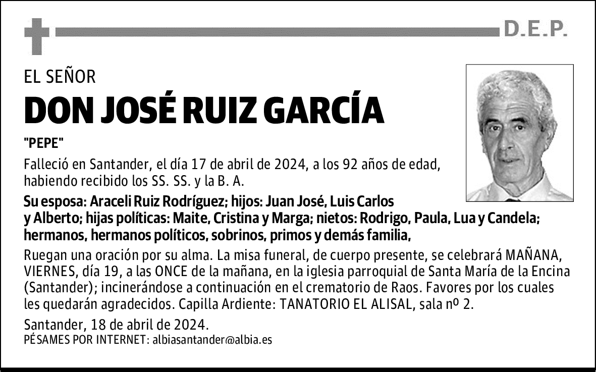 DON JOSÉ RUIZ GARCÍA