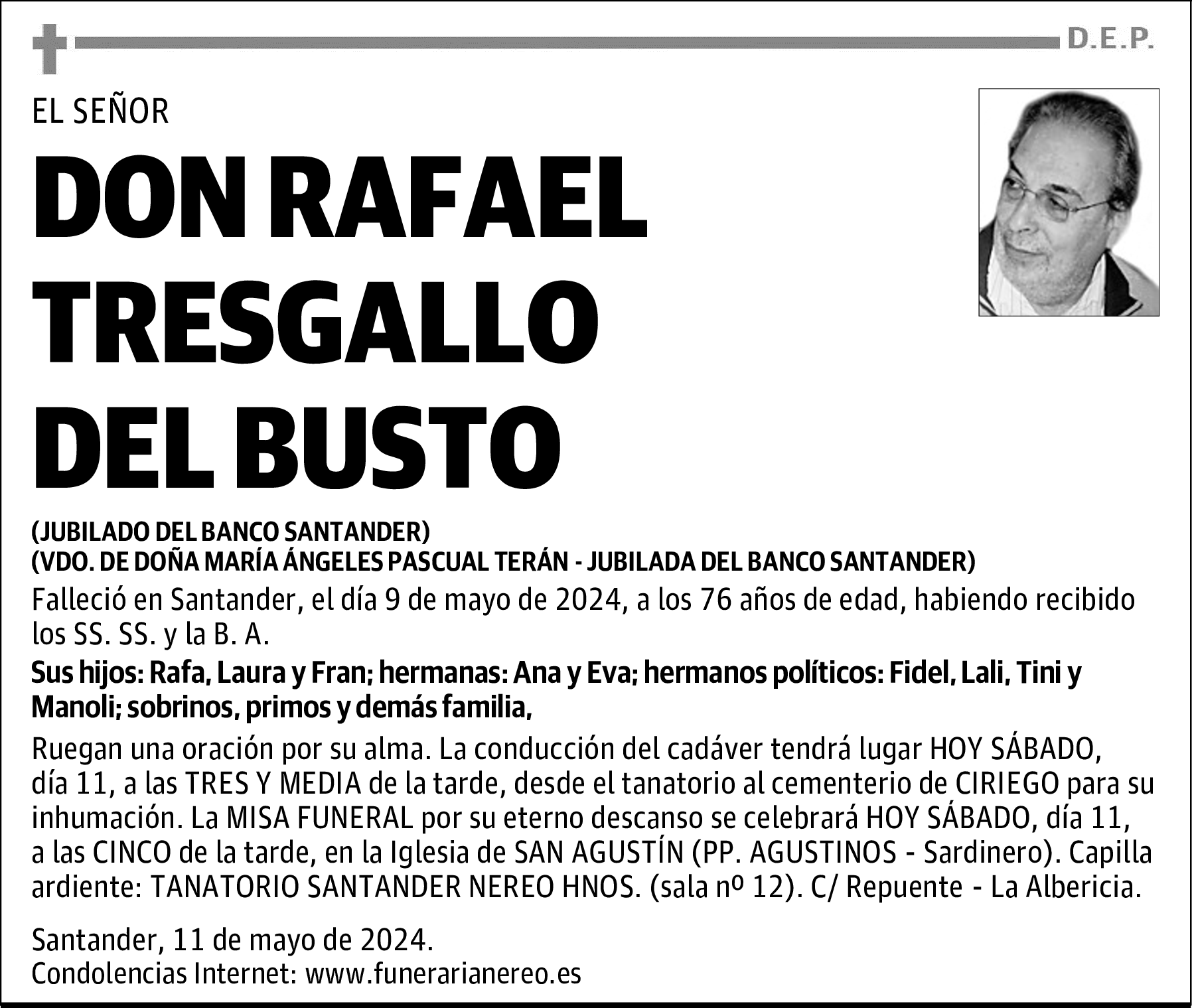 DON RAFAEL TRESGALLO DEL BUSTO
