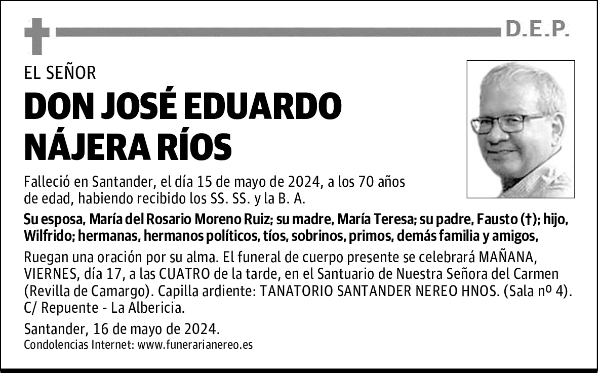 DON JOSÉ EDUARDO NÁJERA RÍOS