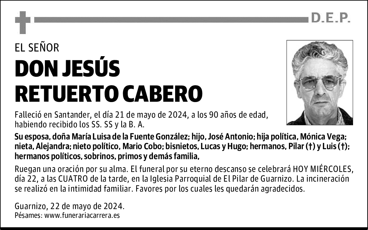 DON JESÚS RETUERTO CABERO