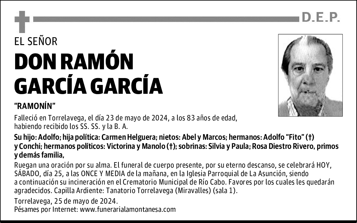 DON RAMÓN GARCÍA GARCÍA