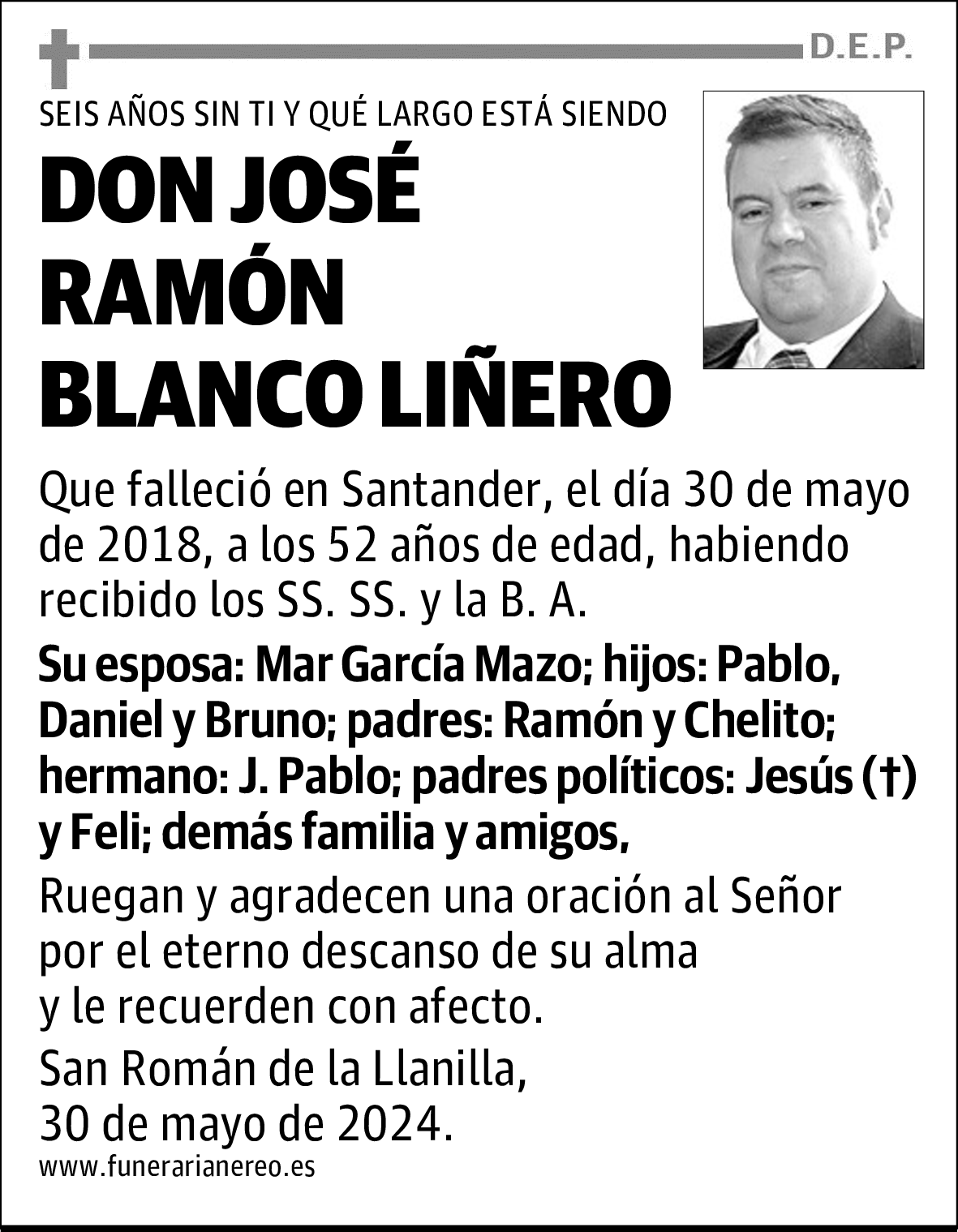 DON JOSÉ RAMÓN BLANCO LIÑERO