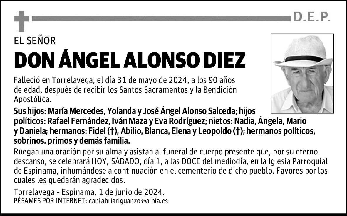 DON ÁNGEL ALONSO DIEZ