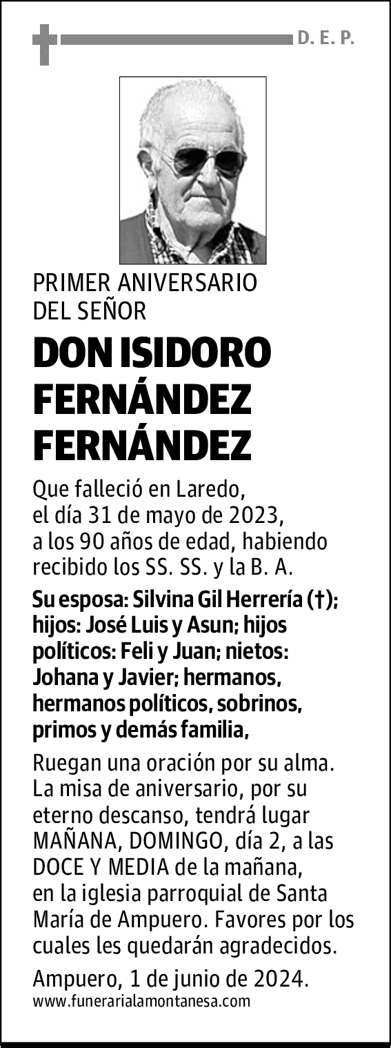 DON ISIDORO FERNÁNDEZ FERNÁNDEZ