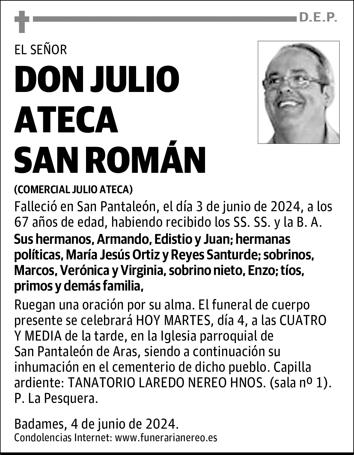 DON JULIO ATECA SAN ROMÁN