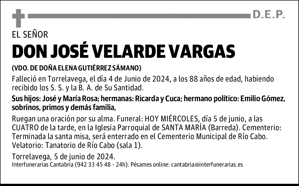 DON JOSÉ VELARDE VARGAS