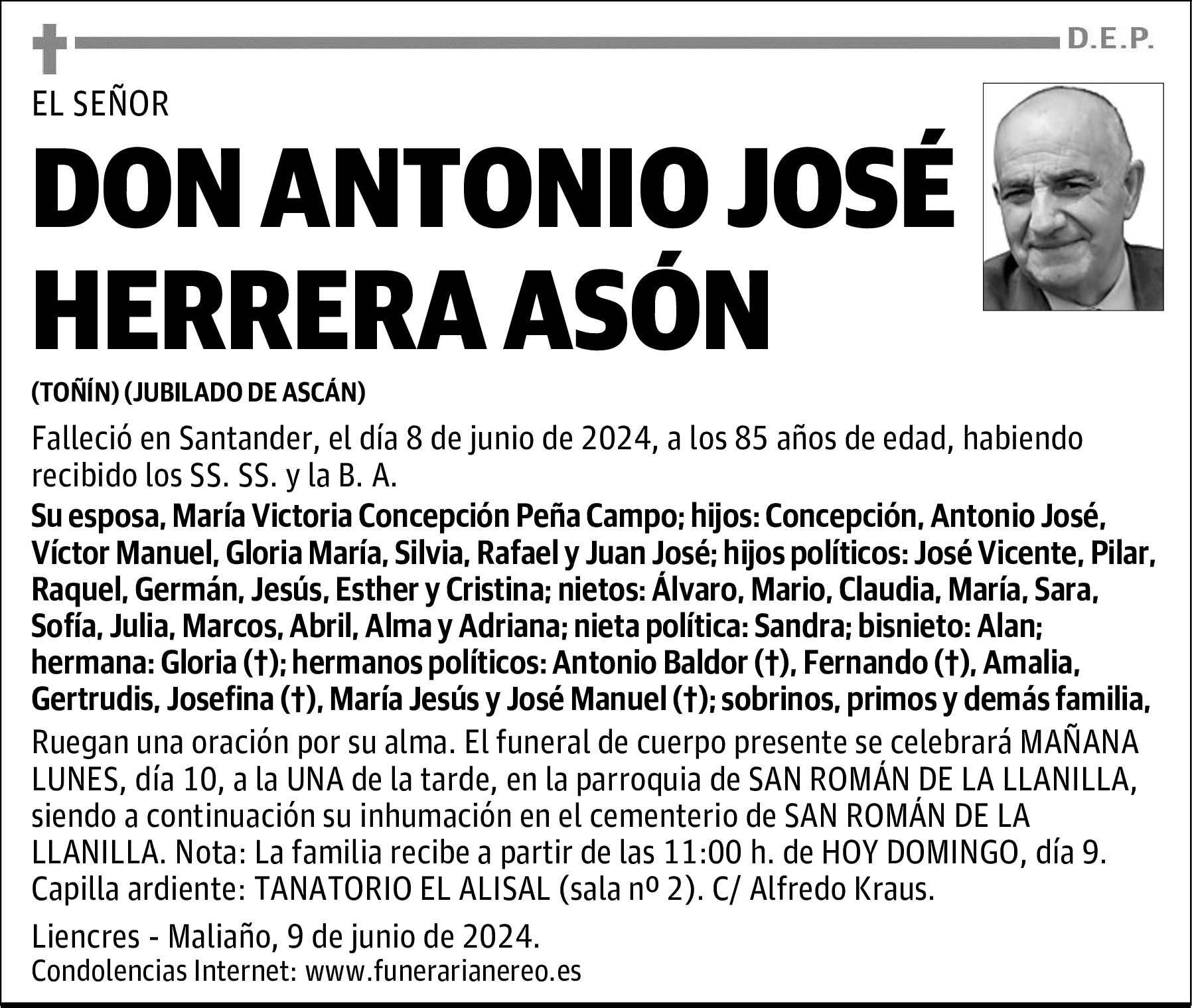 DON ANTONIO JOSÉ HERRERA ASÓN