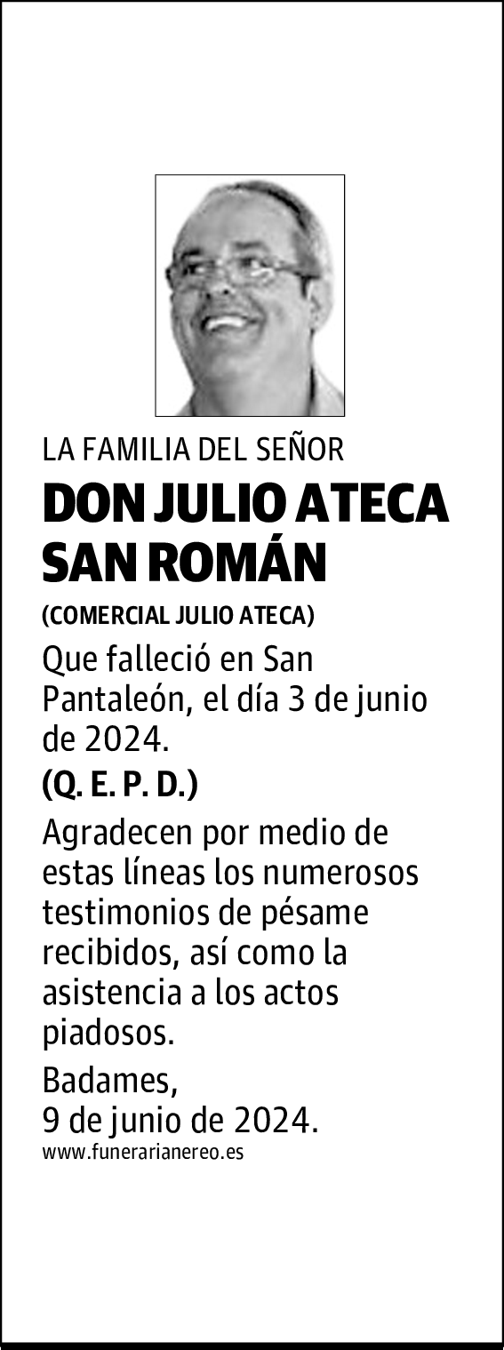 DON JULIO ATECA SAN ROMÁN