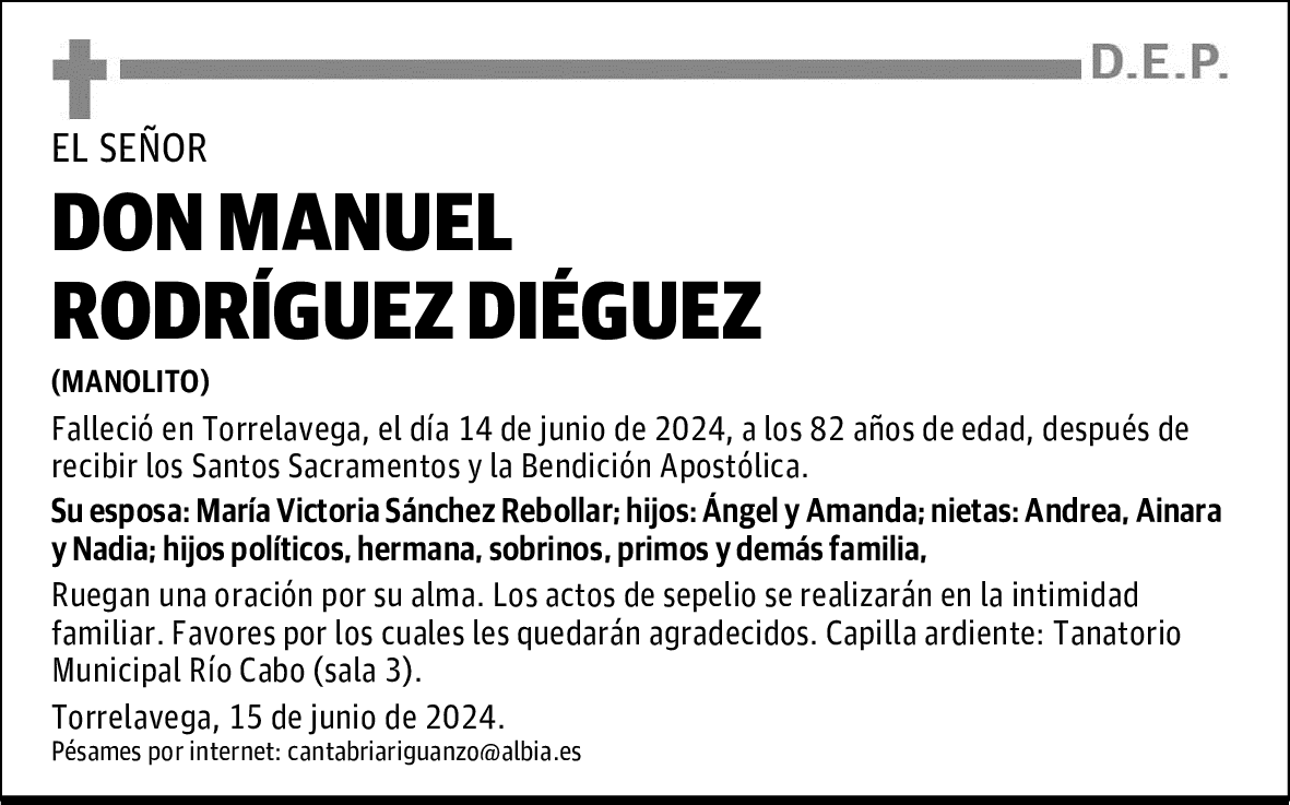 DON MANUEL RODRÍGUEZ DIÉGUEZ