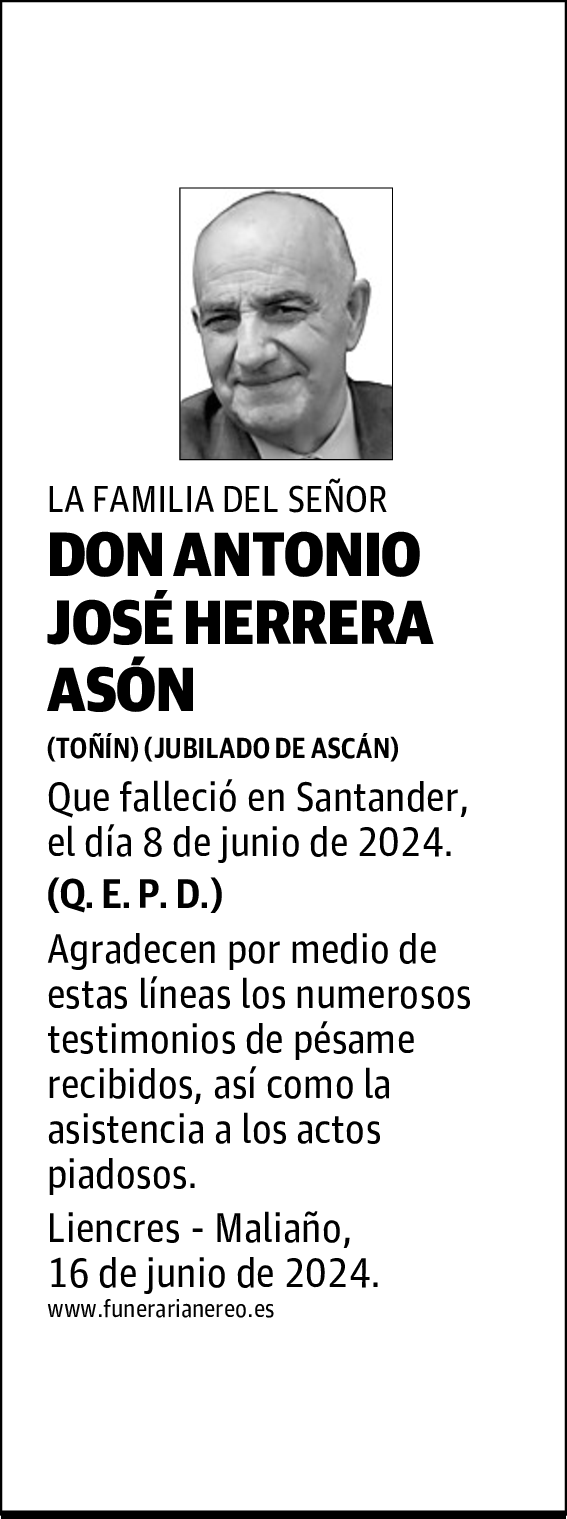 DON ANTONIO JOSÉ HERRERA ASÓN