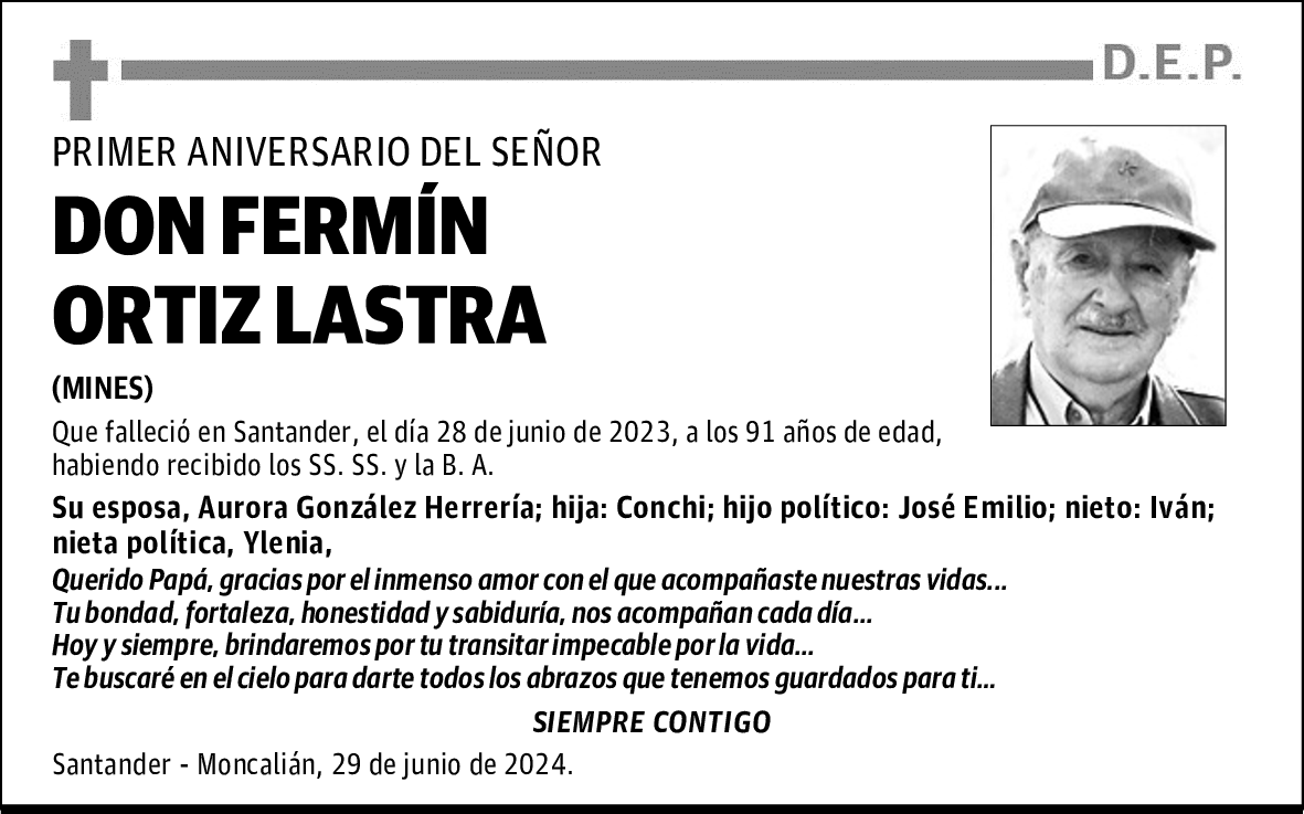 DON FERMÍN ORTIZ LASTRA