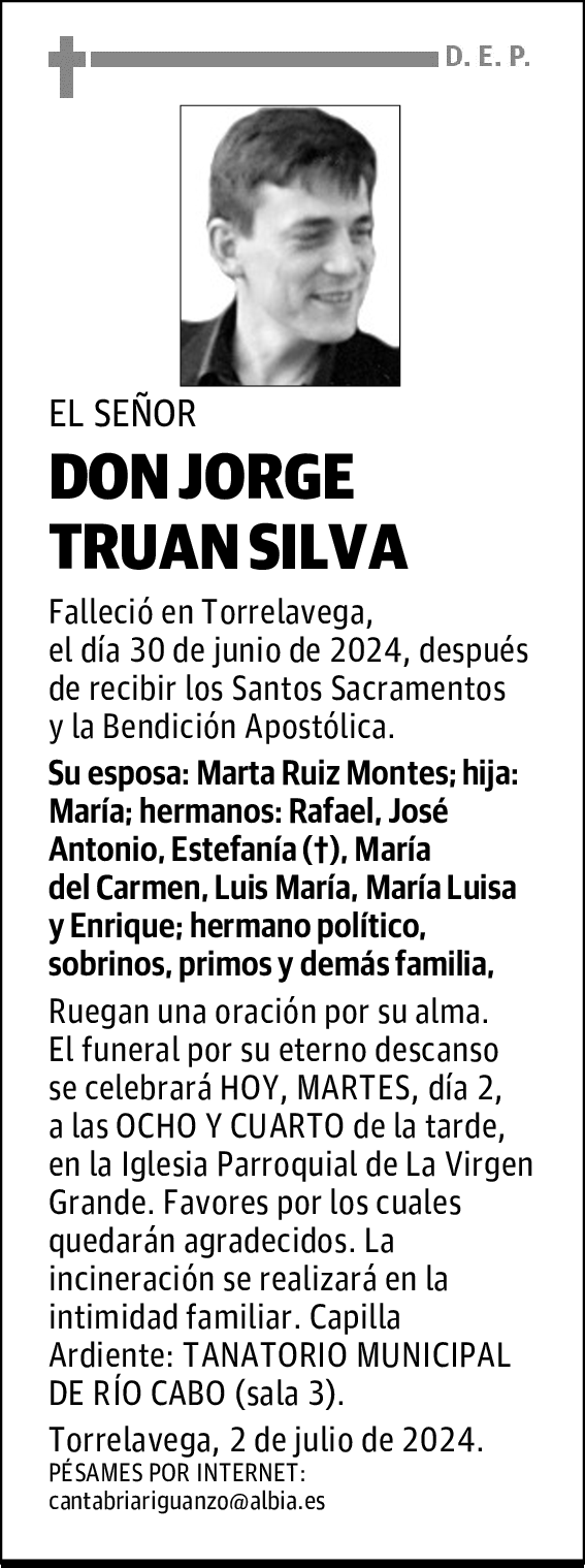 DON JORGE TRUAN SILVA