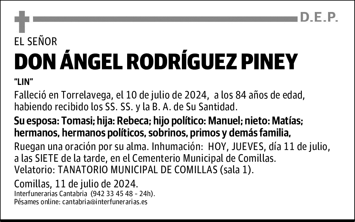 DON ÁNGEL RODRÍGUEZ PINEY
