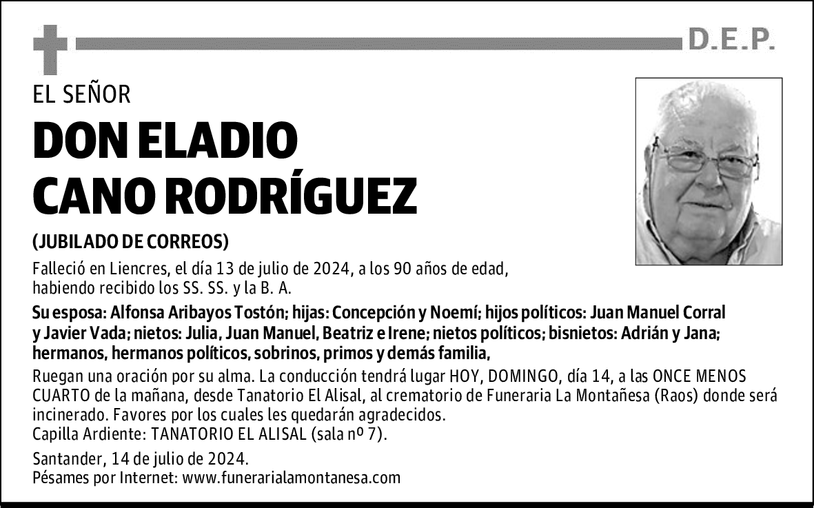 DON ELADIO CANO RODRÍGUEZ