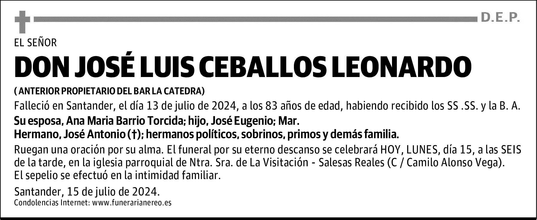 DON JOSÉ LUIS CEBALLOS LEONARDO