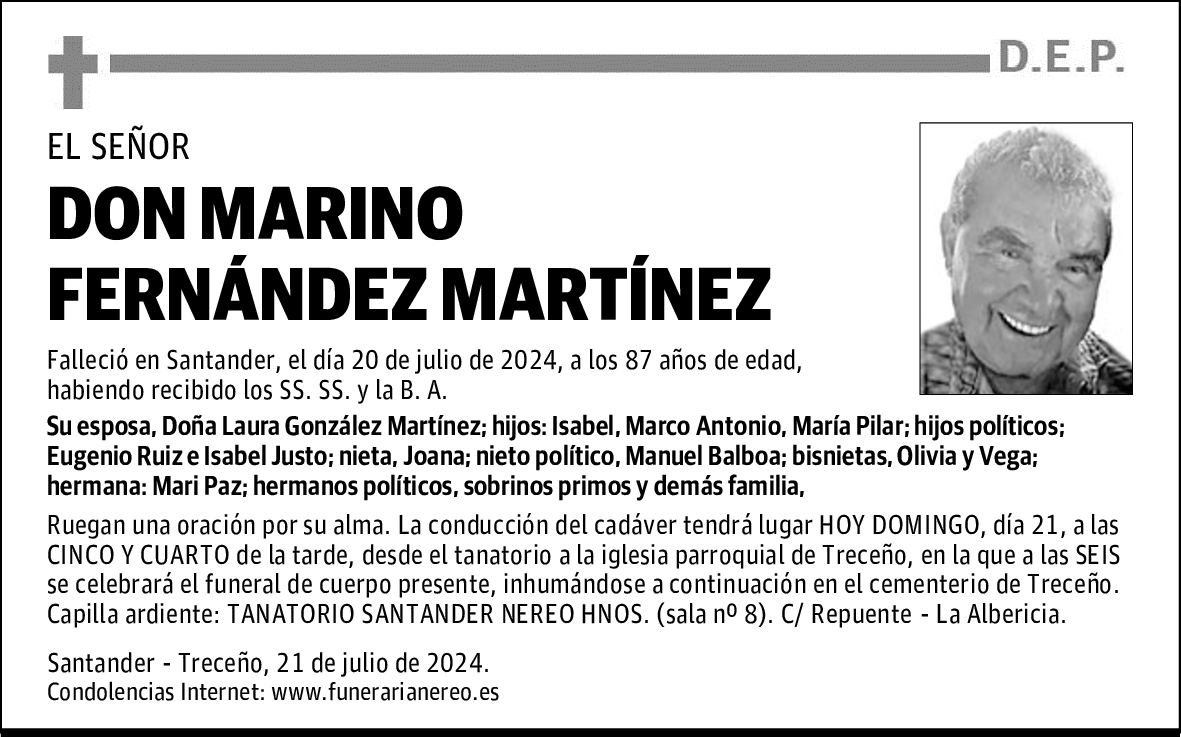 DON MARINO FERNÁNDEZ MARTÍNEZ
