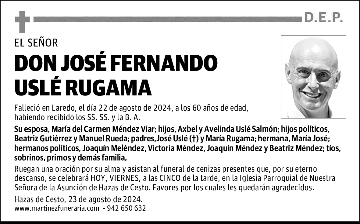 DON JOSÉ FERNANDO USLÉ RUGAMA