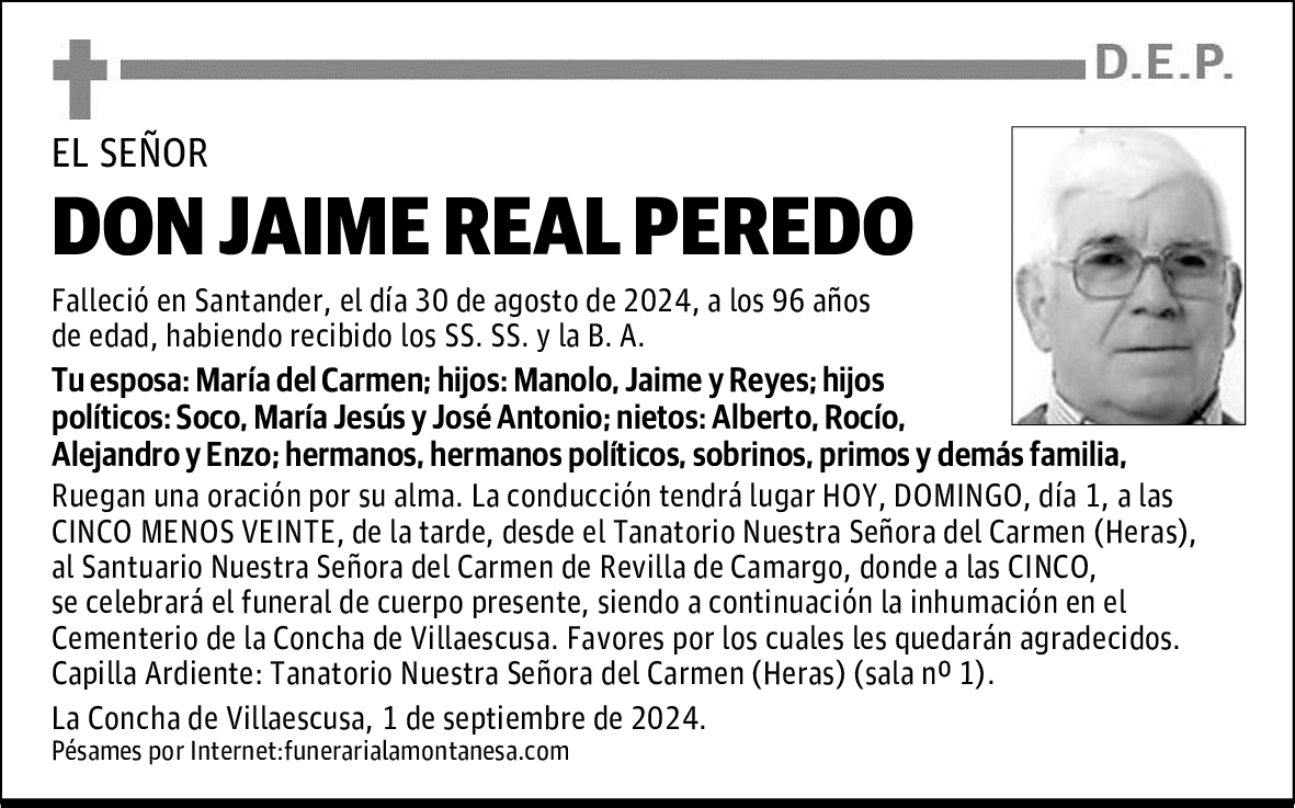 DON JAIME REAL PEREDO