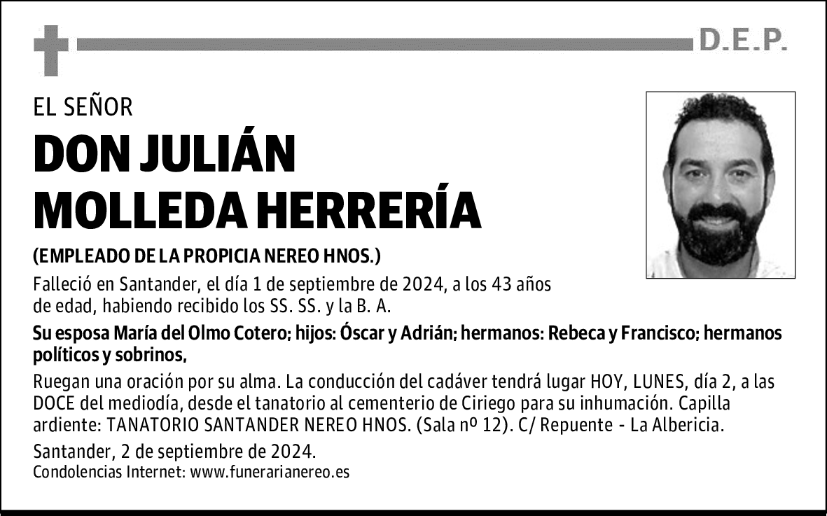 DON JULIÁN MOLLEDA HERRERÍA