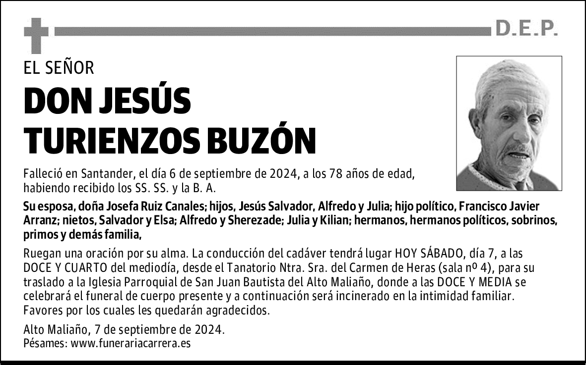 DON JESÚS TURIENZOS BUZÓN