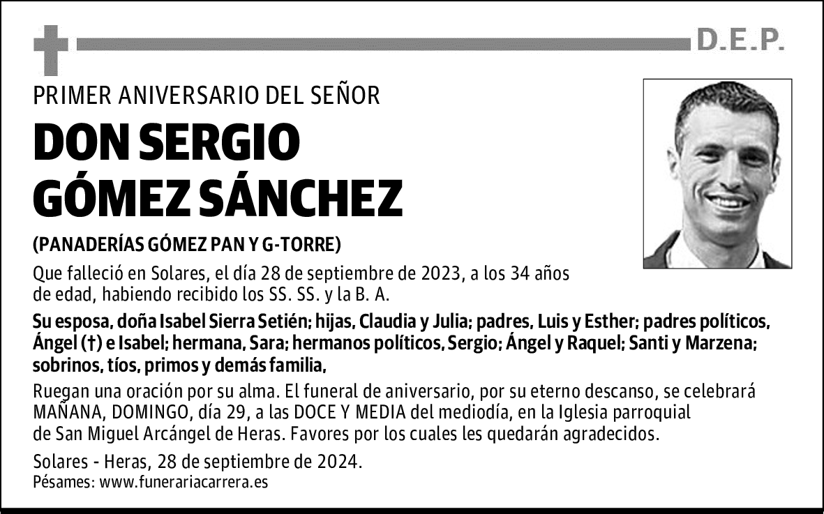 DON SERGIO GÓMEZ SÁNCHEZ