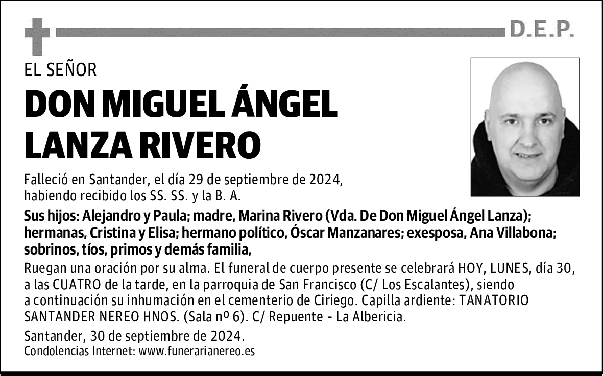 DON MIGUEL ÁNGEL LANZA RIVERO