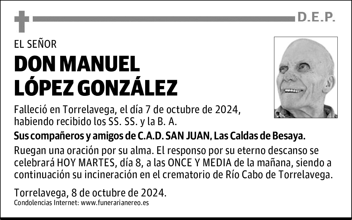 DON MANUEL LÓPEZ GONZÁLEZ