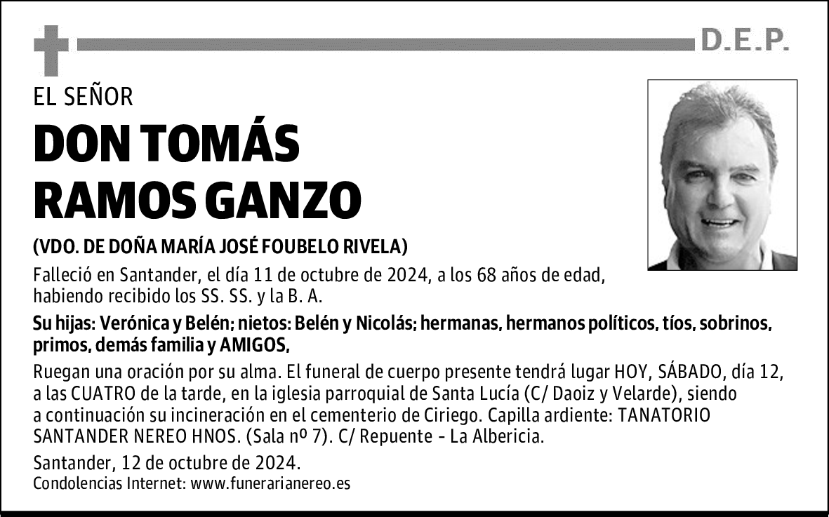 DON TOMÁS RAMOS GANZO