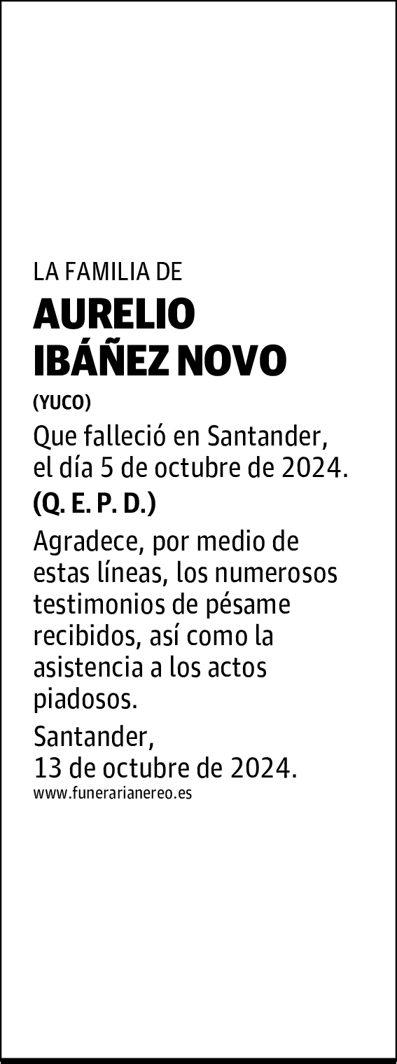 AURELIO IBÁÑEZ NOVO