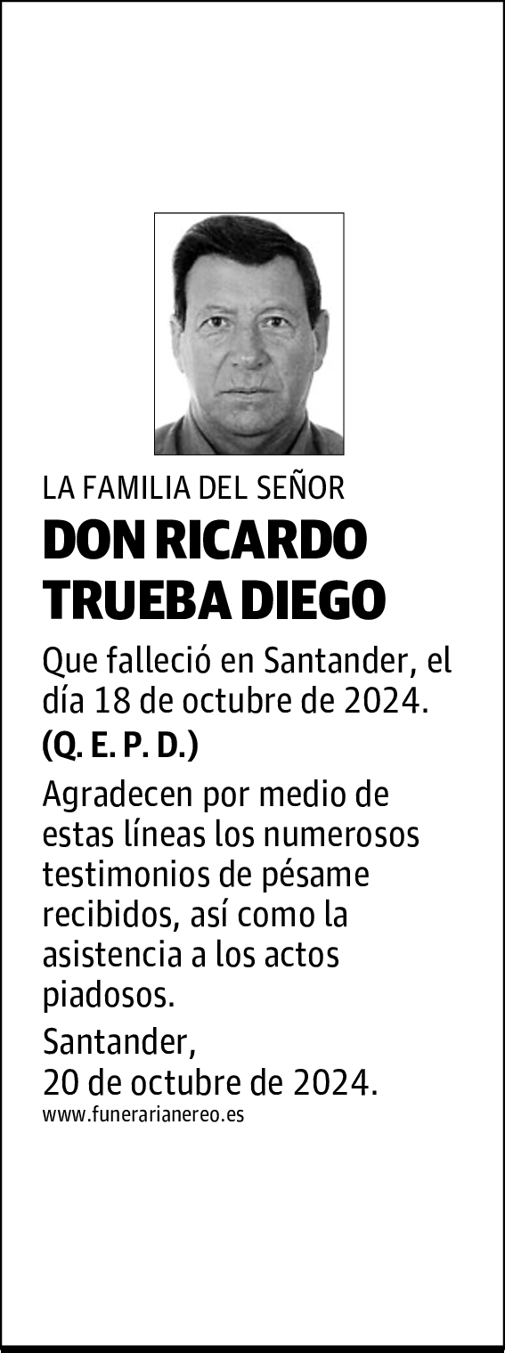 DON RICARDO TRUEBA DIEGO