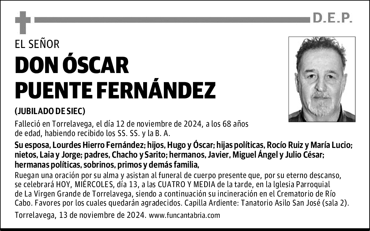 DON ÓSCAR PUENTE FERNÁNDEZ