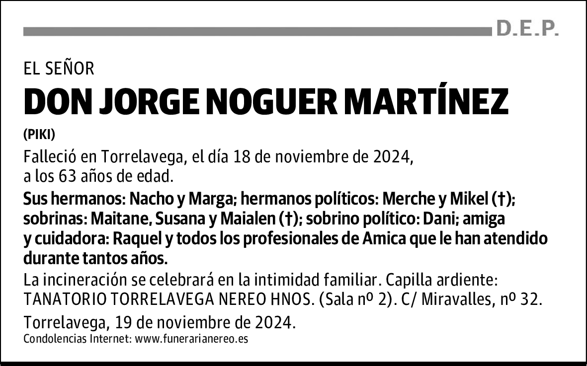 DON JORGE NOGUER MARTÍNEZ