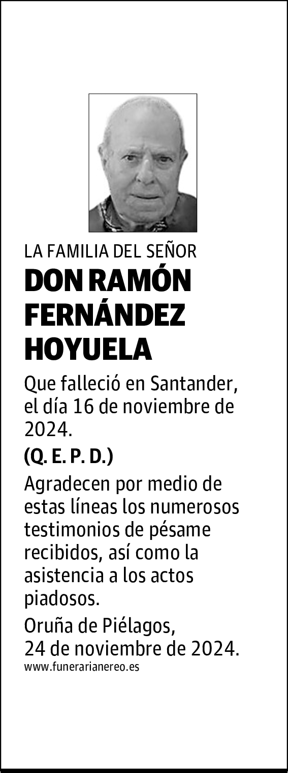 DON RAMÓN FERNÁNDEZ HOYUELA