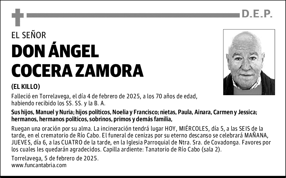 DON ÁNGEL COCERA ZAMORA
