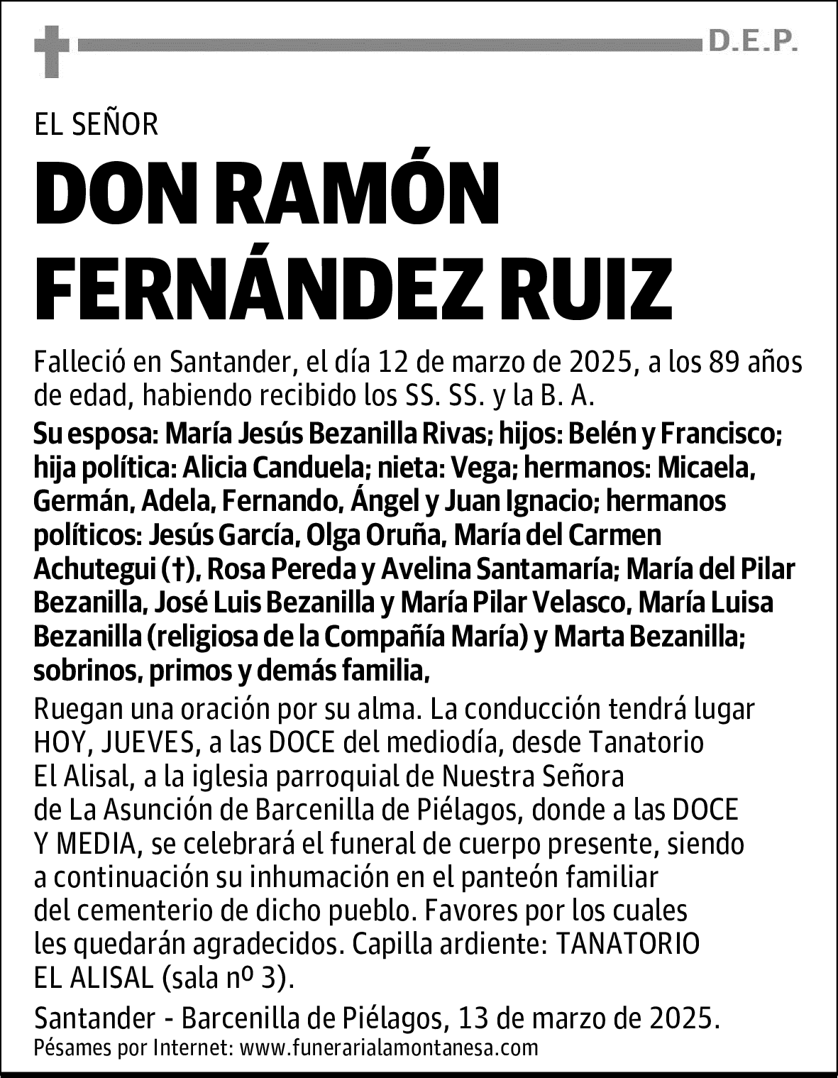 DON RAMÓN FERNÁNDEZ RUIZ