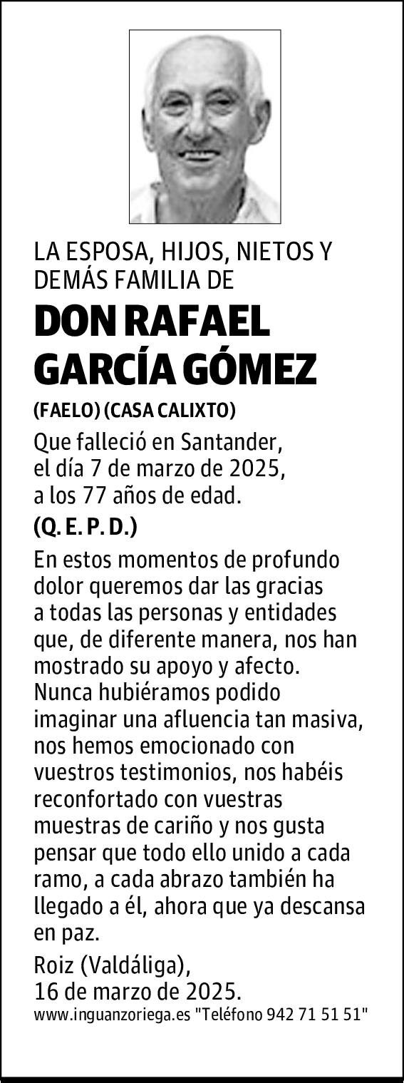 DON RAFAEL GARCÍA GÓMEZ