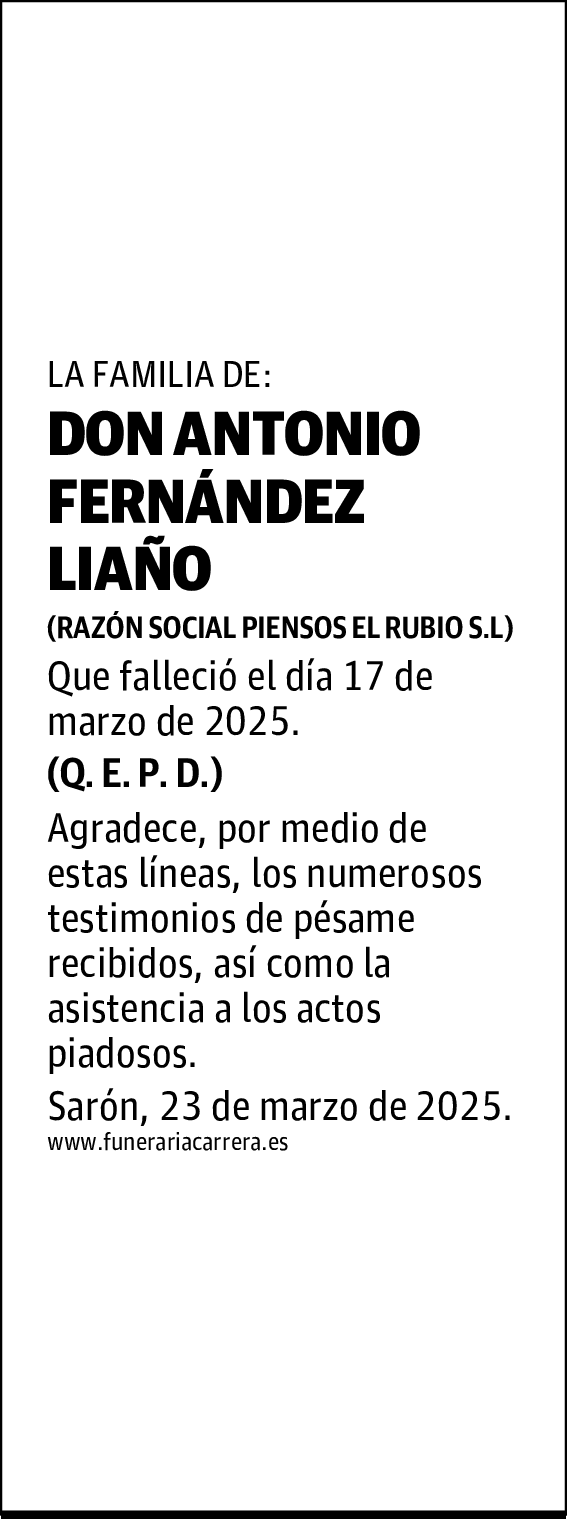 DON ANTONIO FERNÁNDEZ LIAÑO