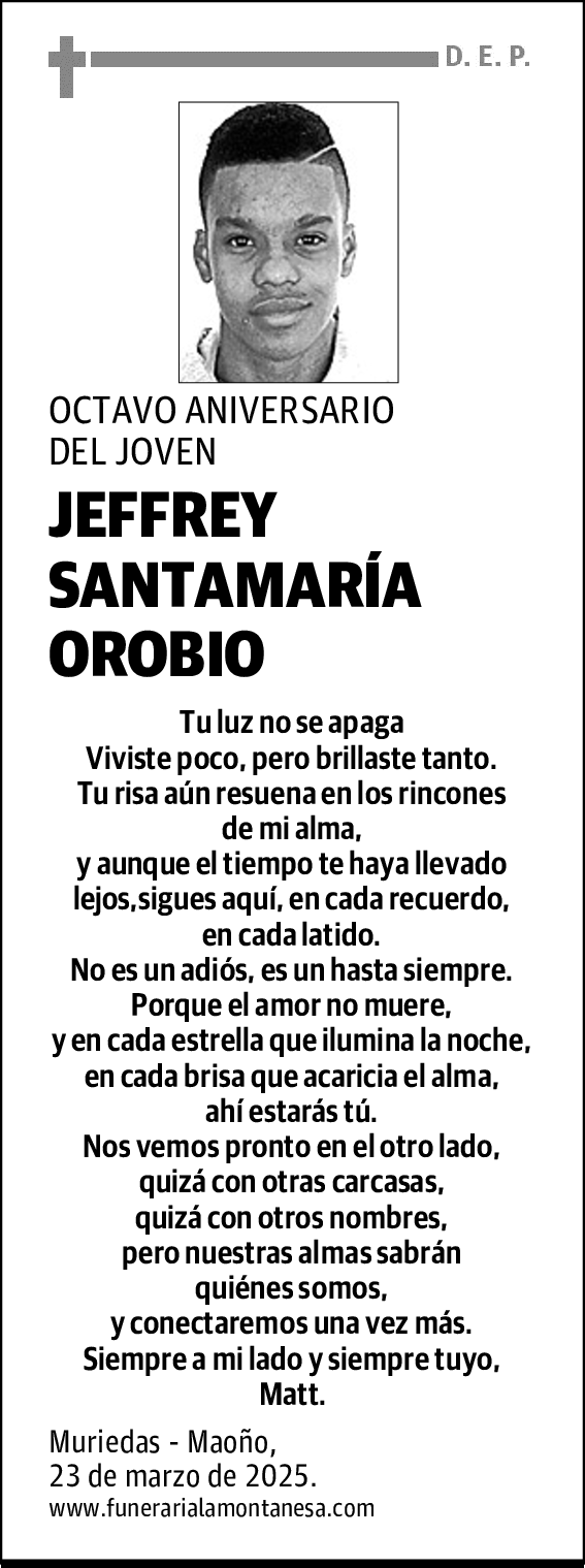 JEFFREY SANTAMARÍA OROBIO