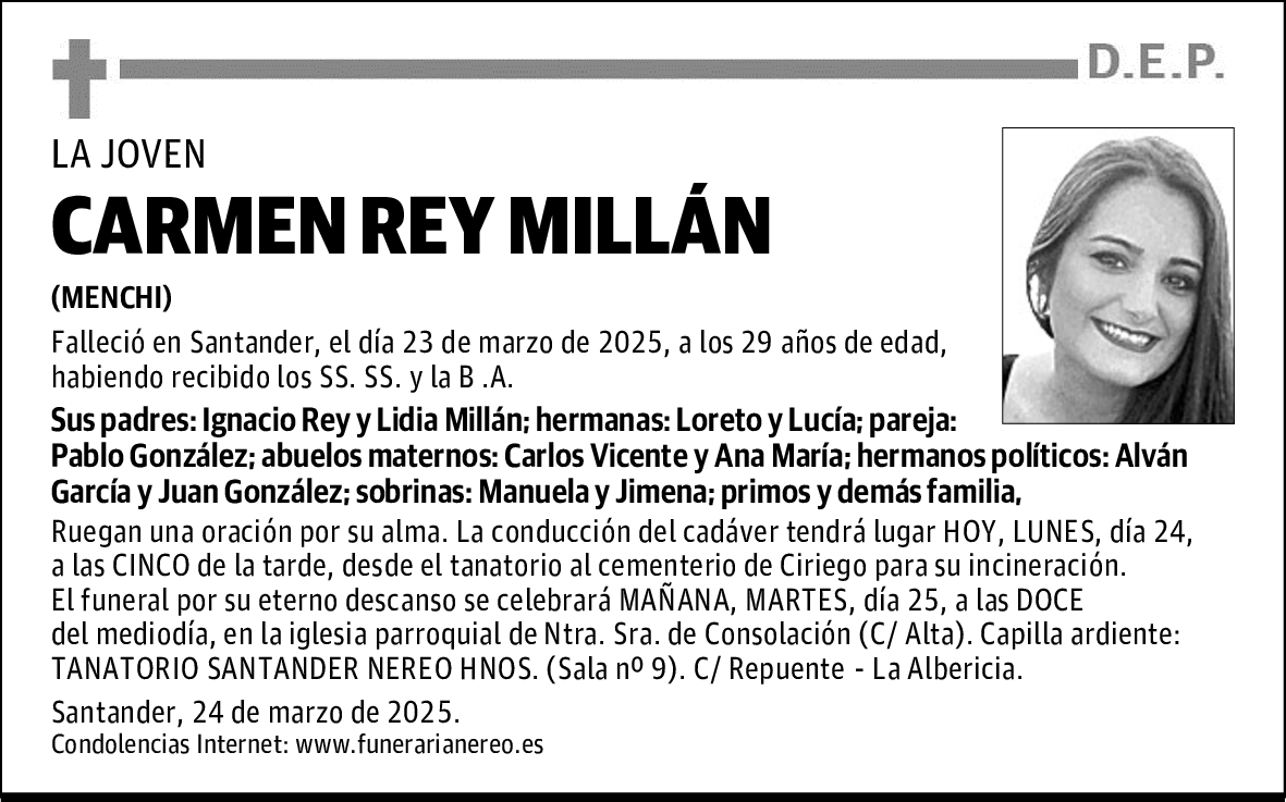 CARMEN REY MILLÁN