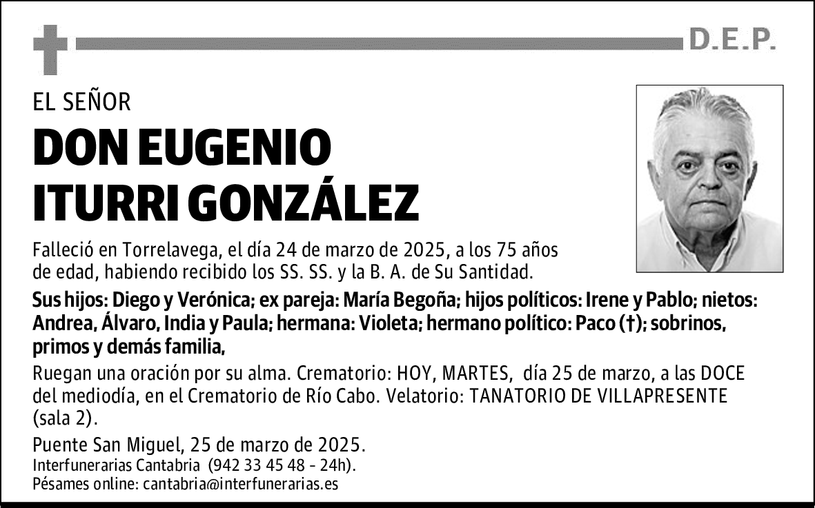 DON EUGENIO ITURRI GONZÁLEZ