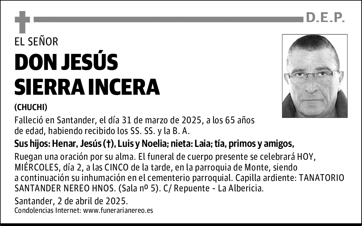 DON JESÚS SIERRA INCERA