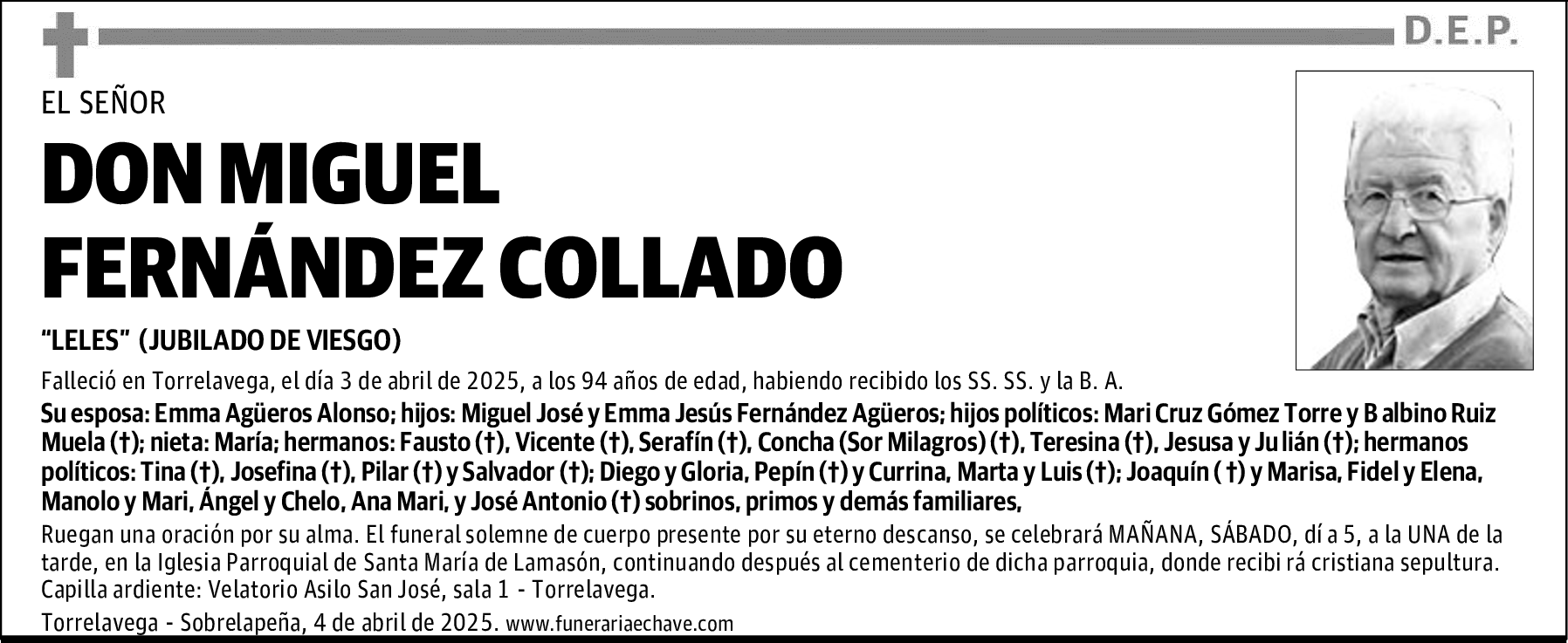 DON MIGUEL FERNÁNDEZ COLLADO