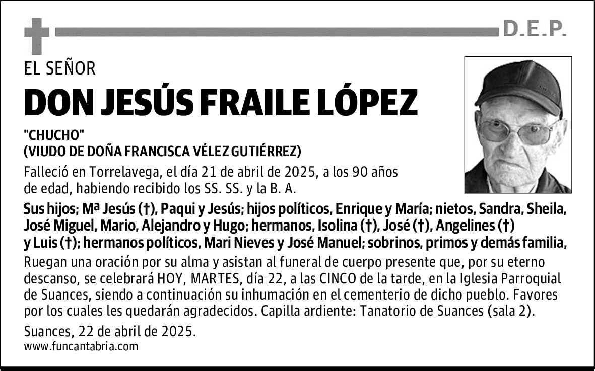 DON JESÚS FRAILE LÓPEZ