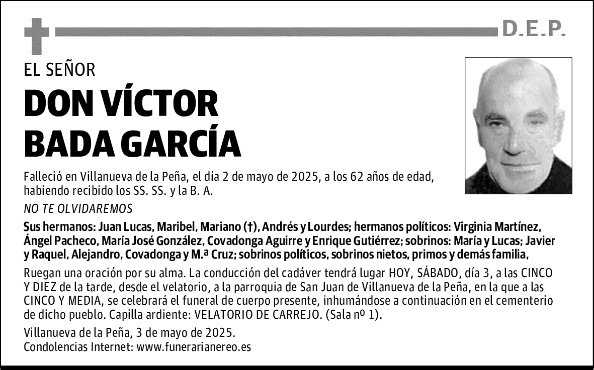 DON VÍCTOR BADA GARCÍA