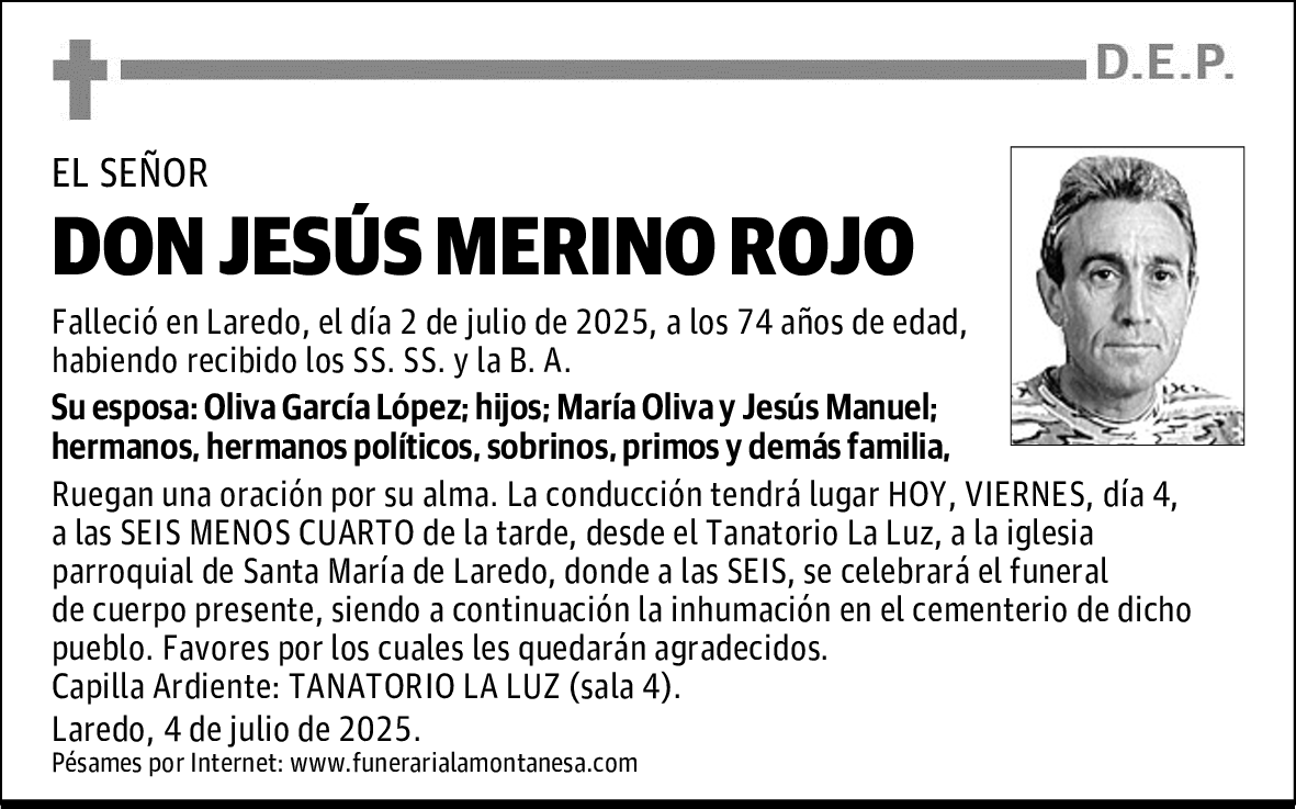 DON JESÚS MERINO ROJO