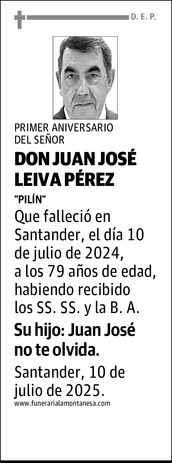 DON JUAN JOSÉ LEIVA PÉREZ