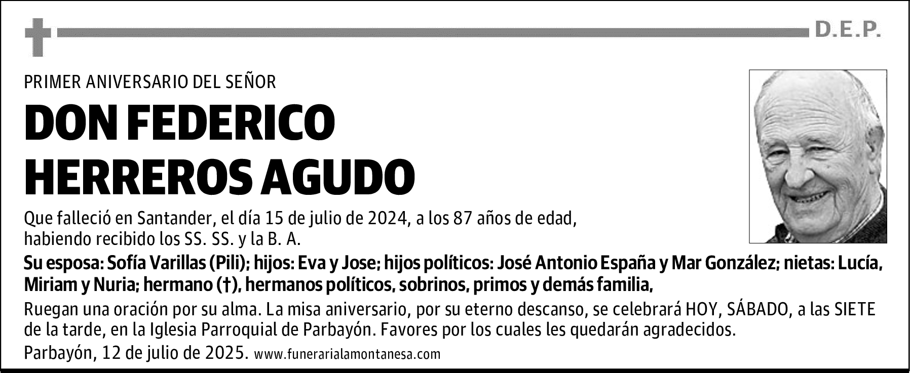 DON FEDERICO HERREROS AGUDO