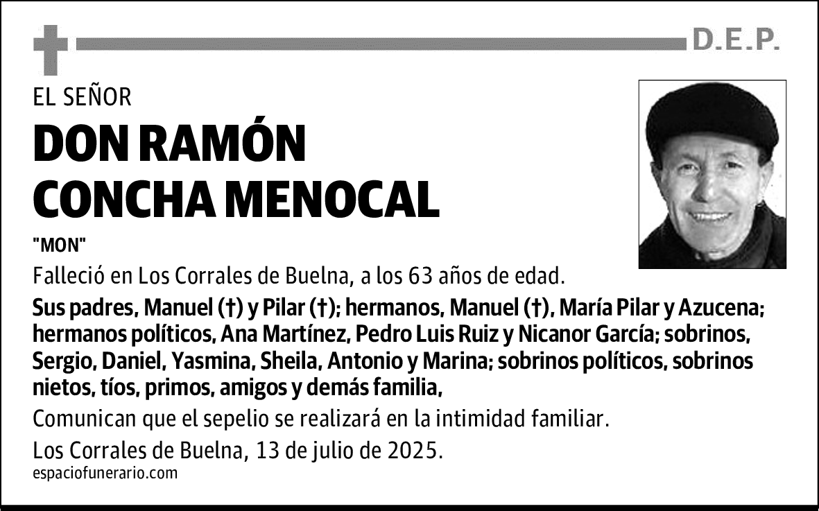 DON RAMÓN CONCHA MENOCAL