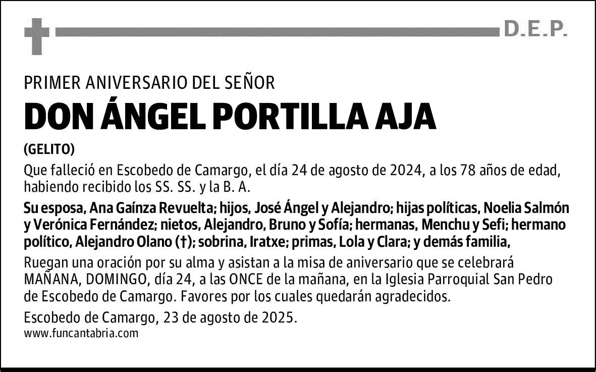 DON ÁNGEL PORTILLA AJA