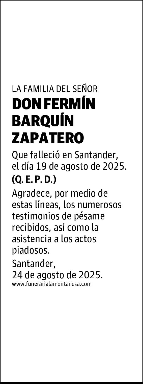 DON FERMÍN BARQUÍN ZAPATERO